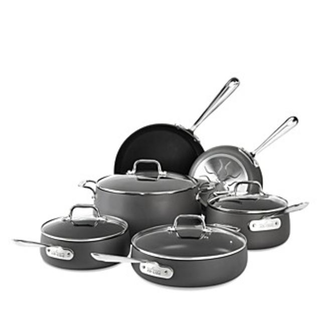 All-CladHard Anodized Nonstick 10-Piece Cookware Set