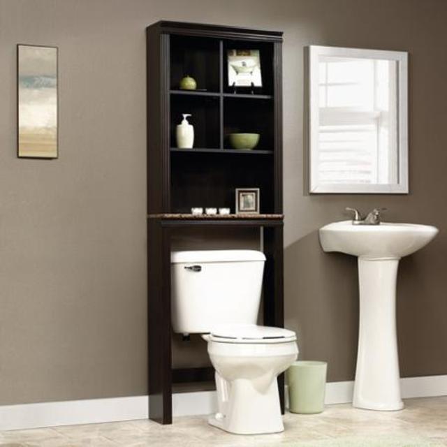 Sauder Peppercorn Etagere, Cinnamon Cherry