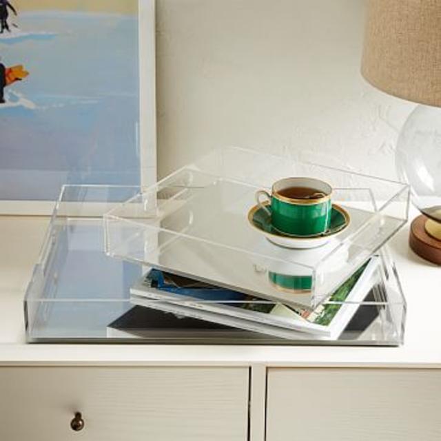 Acrylic Trays - Mirrored 12x18