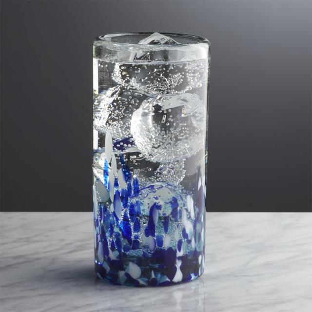 Rue Blue Highball Glass