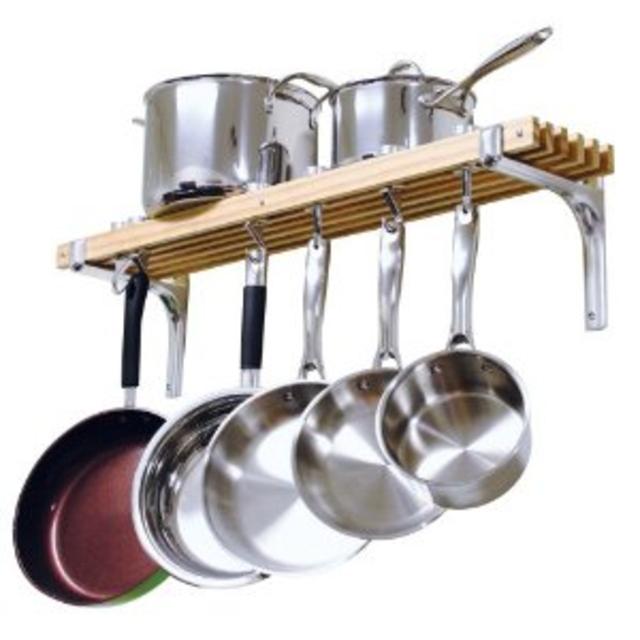 Cooks Standard Wall Mount Pot Rack, 36 by 8-Inch