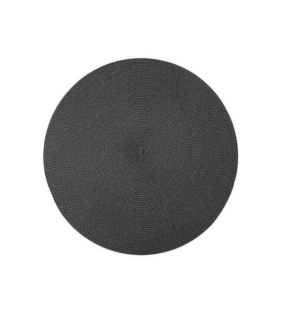 DEBORAH RHODES 2-TONE PLACEMAT BROWN/BLACK