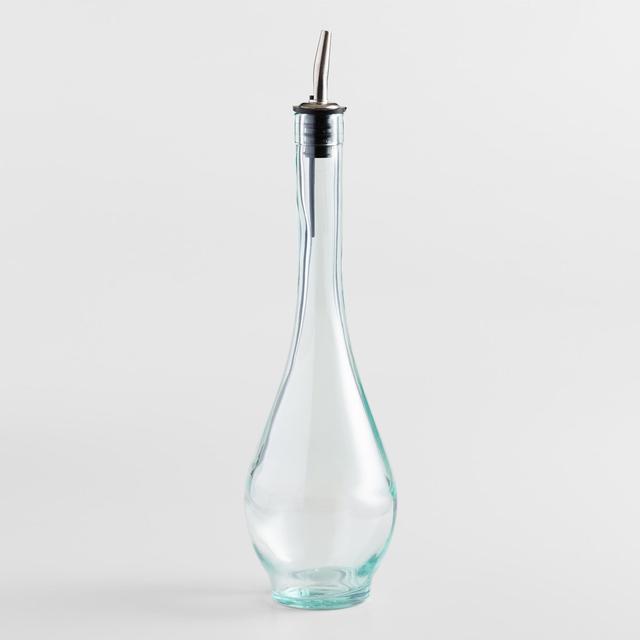 Green Glass Sienna Oil Bottle