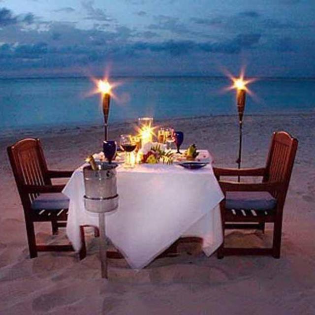 Candlelight Dinner on the Beach