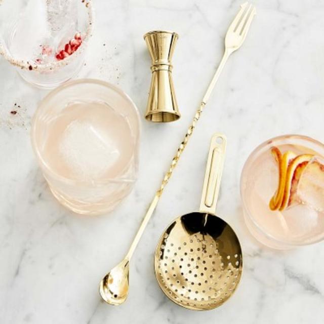 Umami Mart Gold Bar Tools, Set of 4