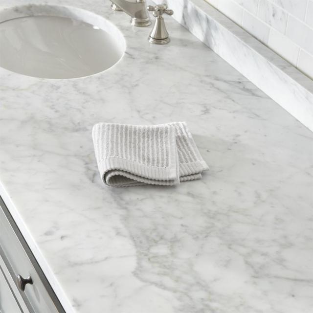 Marimekko Ilta Grey Striped Washcloth