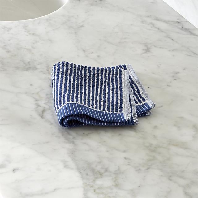 Marimekko Ilta Blue Washcloth