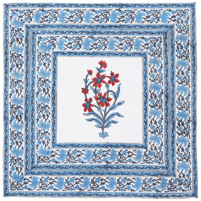 Nargis Napkin - Orange/Blue (Set of 2)