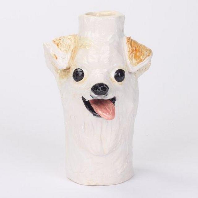 Katie Kimmel Custom Dog Vase