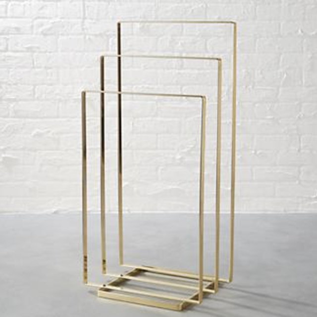 brass towel rack