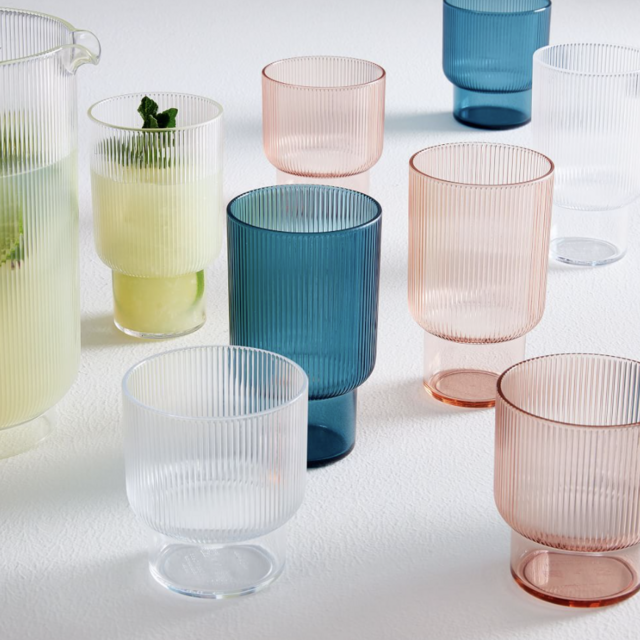 Acrylic Glassware (set of 4) (West Elm)