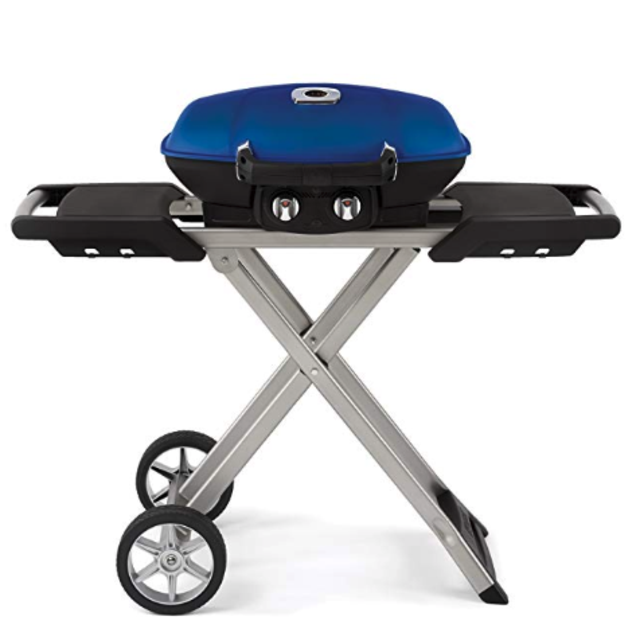 Napoleon TQ285X-BL Portable Propane Grill with Cart, Blue