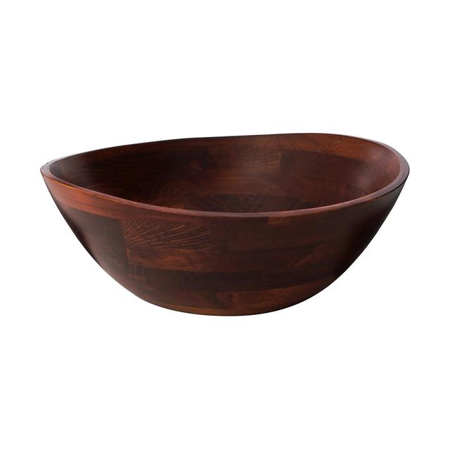 Lipper International 294 Cherry Wavy Rim Bowl; 13-Inch