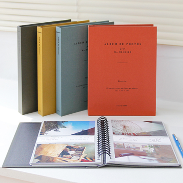Spring 4x6 Photo Album (Khaki Gray)