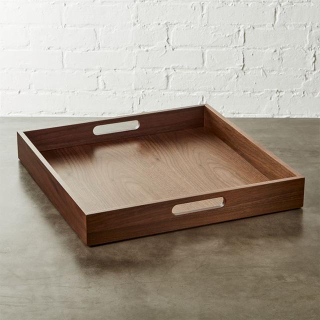 Square Walnut Tray