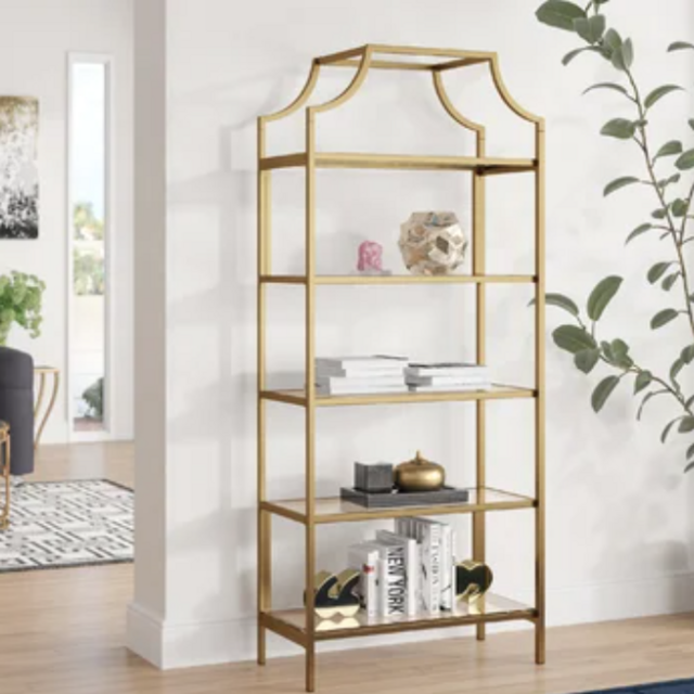 Chiasson 70.88'' H x 30'' W Etagere Bookcase