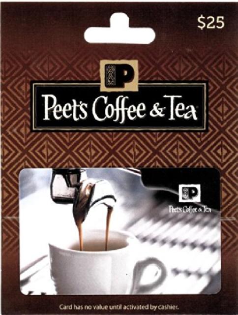 Peet's Coffee & Tea Gift Card
