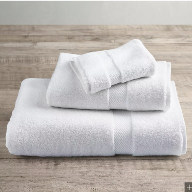 802-GRAM TURKISH TOWEL SET - WHITE