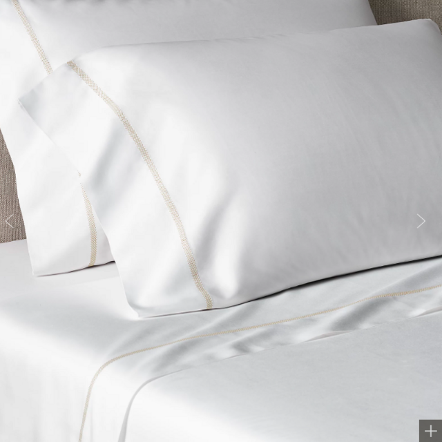 ITALIAN GIZA COTTON 700-THREAD-COUNT SATEEN SHEET SET - CALIL KING - DUNE