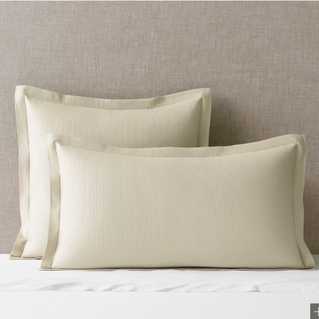 ITALIAN TUXEDO LUXE MATELASSÉ SHAM - KING - DUNE