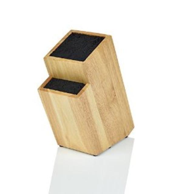 Kapoosh Batonnet Knife Block, Light Oak Woodgrain