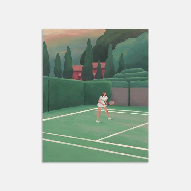 PROSPECT PRINT CO: Hotel Il Pellicano Tennis Court