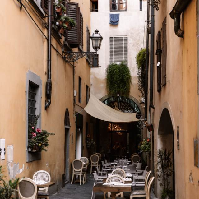 Italy honeymoon - Dinner in Florence