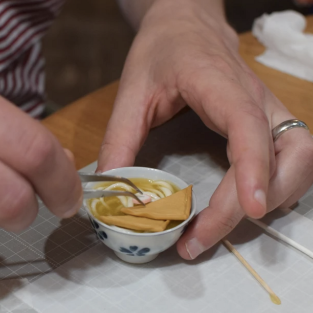 Sampuru (replica food) Workshop in Kyoto