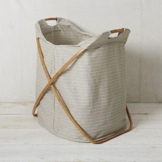 Bamboo Laundry Hamper - Double