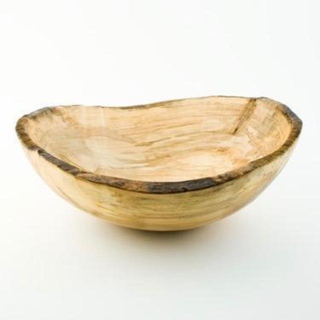 SPALTED MAPLE EXTRA LARGE BOWL