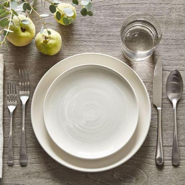 Joshua Stoneware Salad Plate (Set of 4 - Ivory)