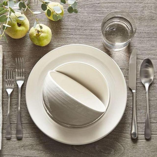 Joshua Stoneware Individual Bowl (Set of 4 - Ivory)