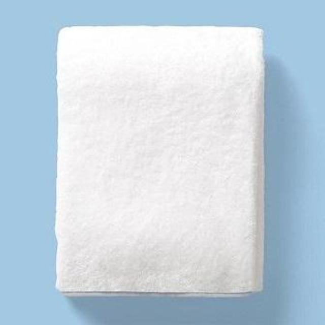 Piped Edge Bath Sheet - Grey Piping / No Embroidery