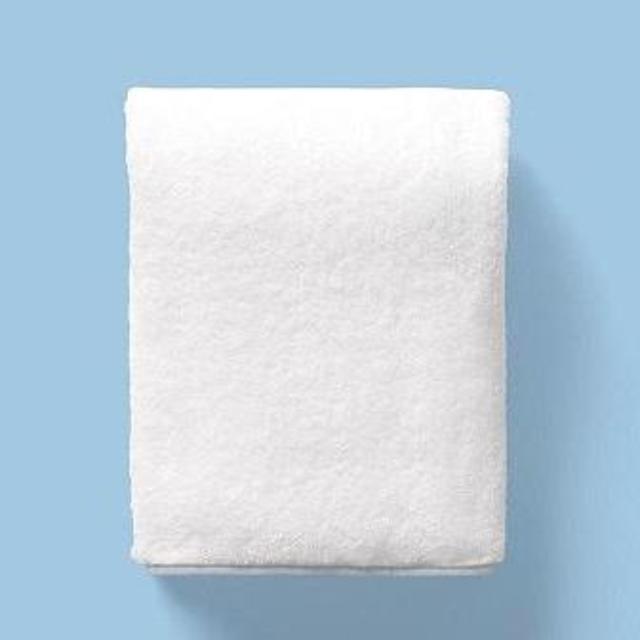 Piped Edge Bath Towel - Grey Piping / No Embroidery