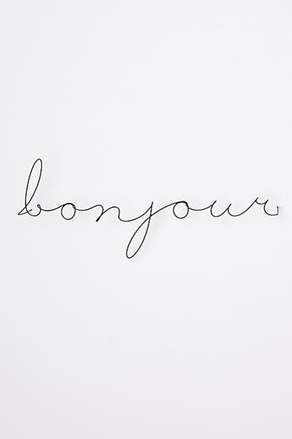 Bonjour