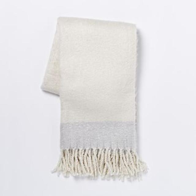 Cozy Texture Throw, Ivory