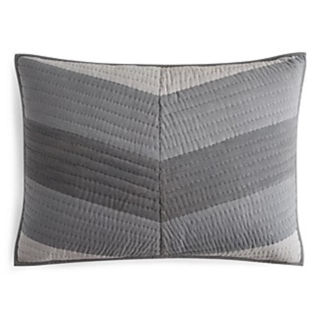 OakeChevron Quilted Standard Sham