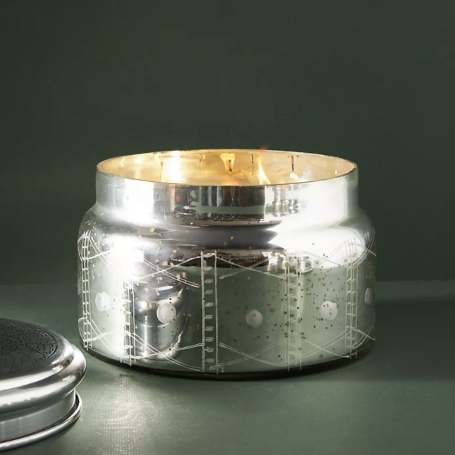 Capri Blue Colossal Mercury Glass Jar Candle