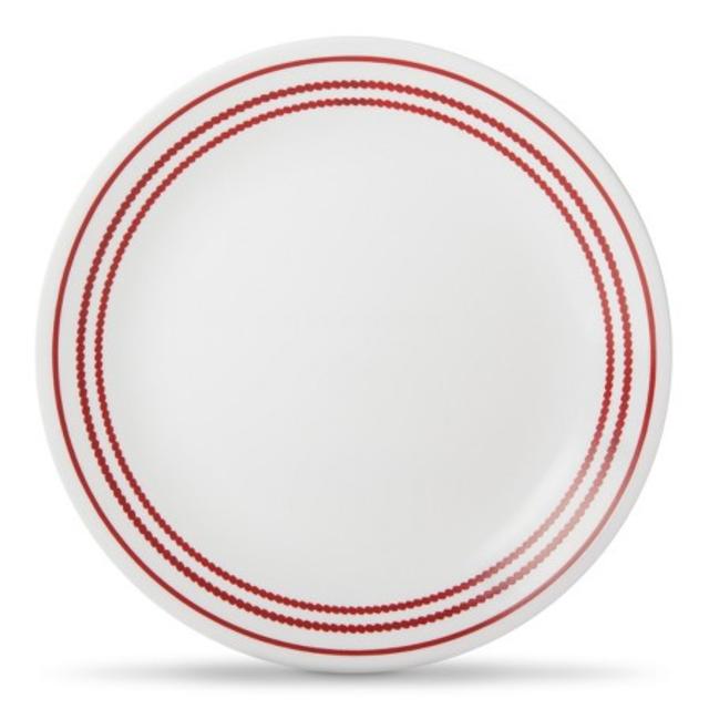 Corelle Dinner Plate Set of 6 - solid white