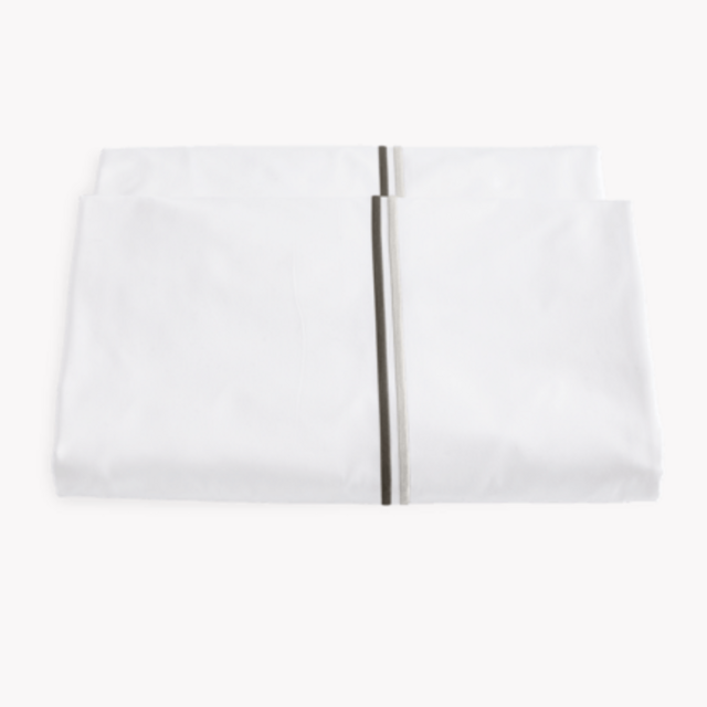 Matouk Essex Duvet Cover - Color Charcoal, King