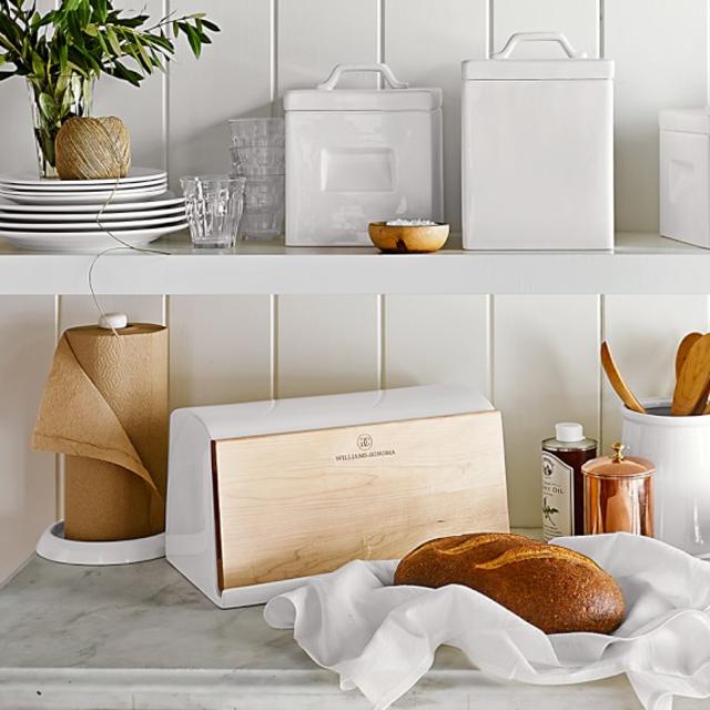 Williams-Sonoma Ceramic Wood Paper Towel Holder