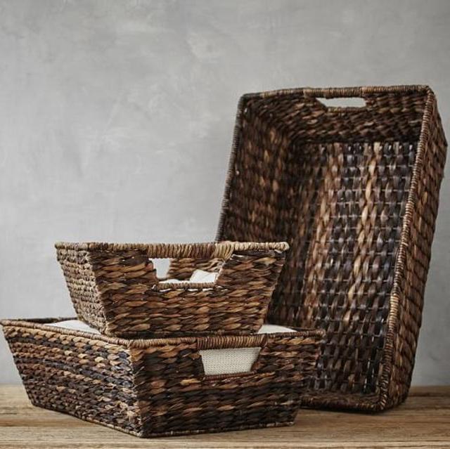 Pottery Barn Medium Sized Havana Underbed Baskets