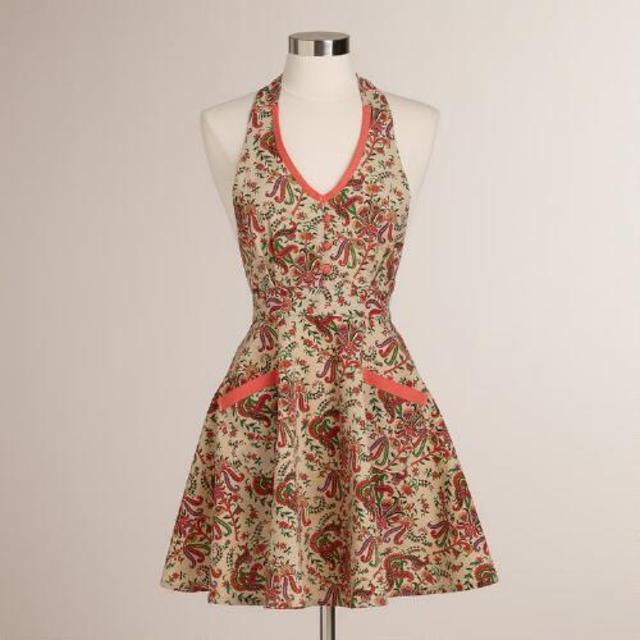 Multicolor Paisley Cleo Apron
