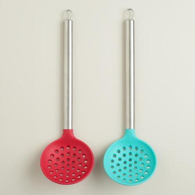 Silicone Slotted Skimmers, Set of 2