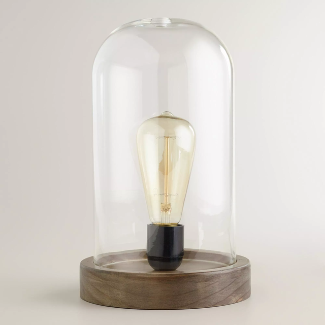 Edison Glass Cloche Table Lamp