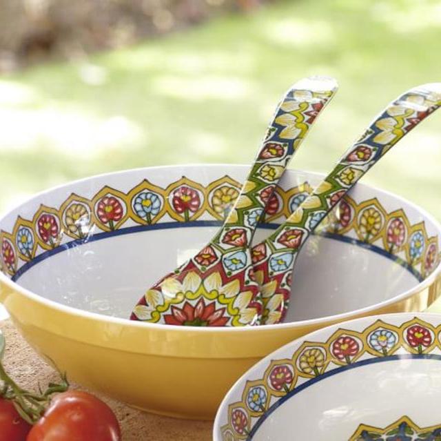 Talavera Melamine Serve Bowl