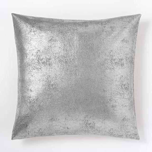 St. Jude Metallic Foil Pillow Cover - Silver