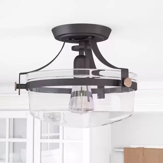 Celia 1-Light Semi Flush Mount