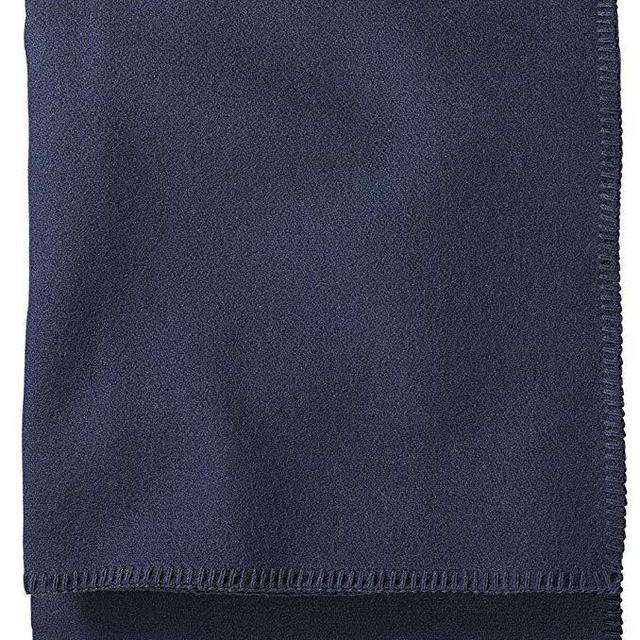Pendleton Eco-Wise Easy Care Blanket, Queen, Midnight Navy