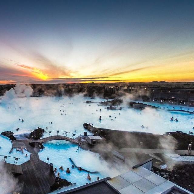 Relax in the Blue Lagoon, Iceland